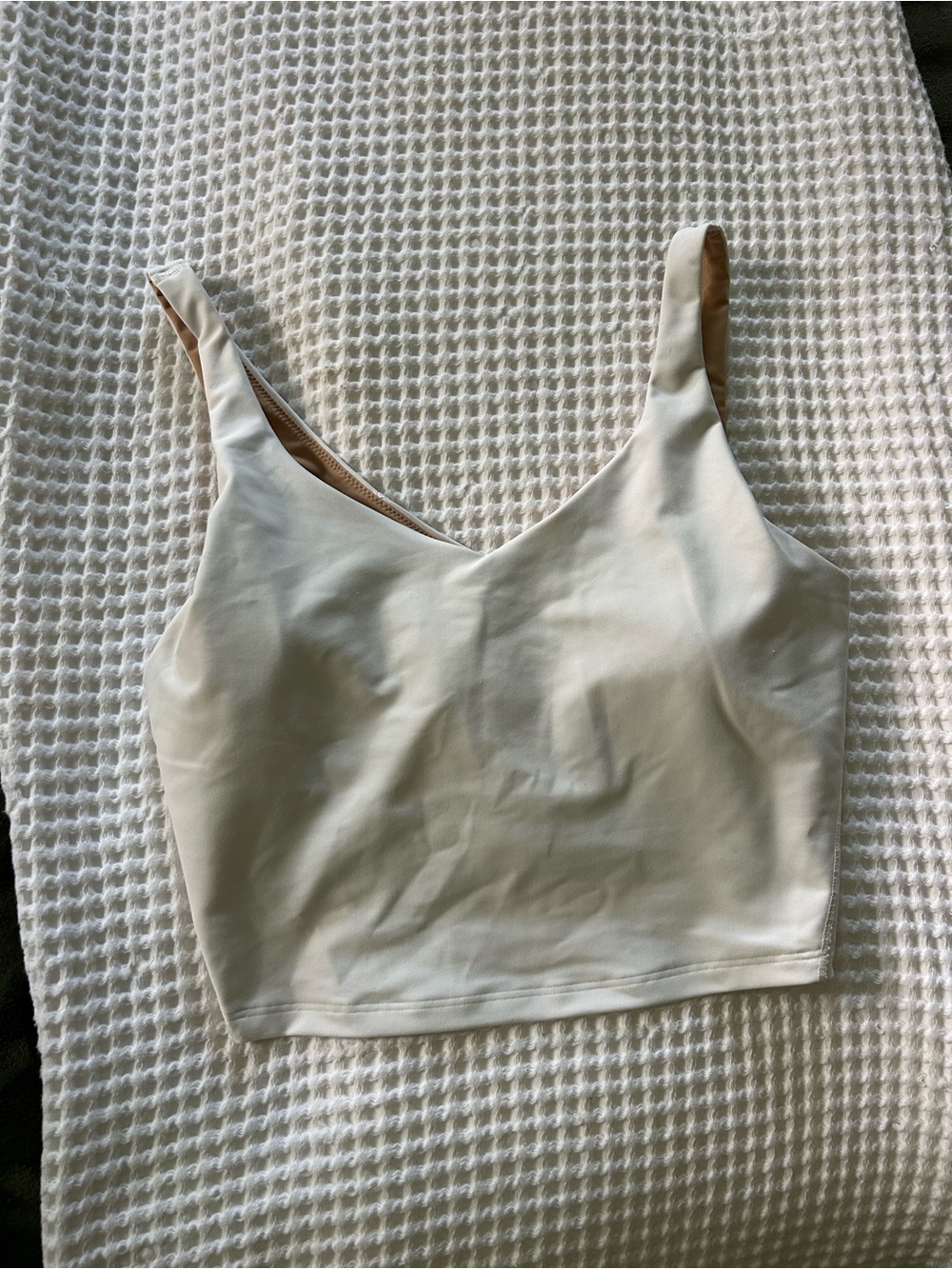 Old Navy White Athletic Cropped Tank Top